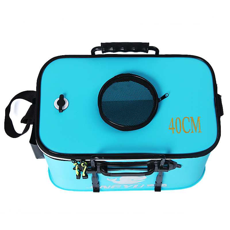 Factory Wholesale Eva Folding Thickening Fishing Bucket Fish Bucket Multi-Functional Fishing Box Fishing Gear Special Offer Live Fish Bucket