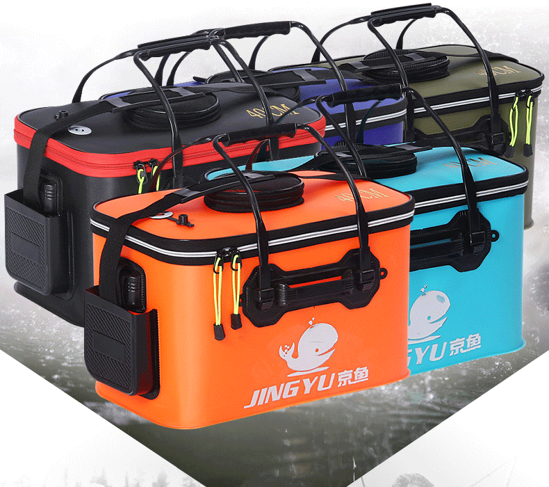 Factory Wholesale Eva Folding Thickening Fishing Bucket Fish Bucket Multi-Functional Fishing Box Fishing Gear Special Offer Live Fish Bucket