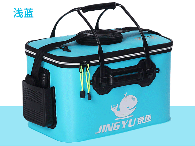 Factory Wholesale Eva Folding Thickening Fishing Bucket Fish Bucket Multi-Functional Fishing Box Fishing Gear Special Offer Live Fish Bucket
