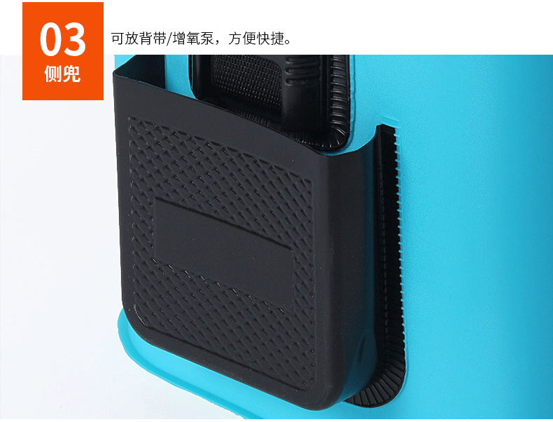 Factory Wholesale Eva Folding Thickening Fishing Bucket Fish Bucket Multi-Functional Fishing Box Fishing Gear Special Offer Live Fish Bucket