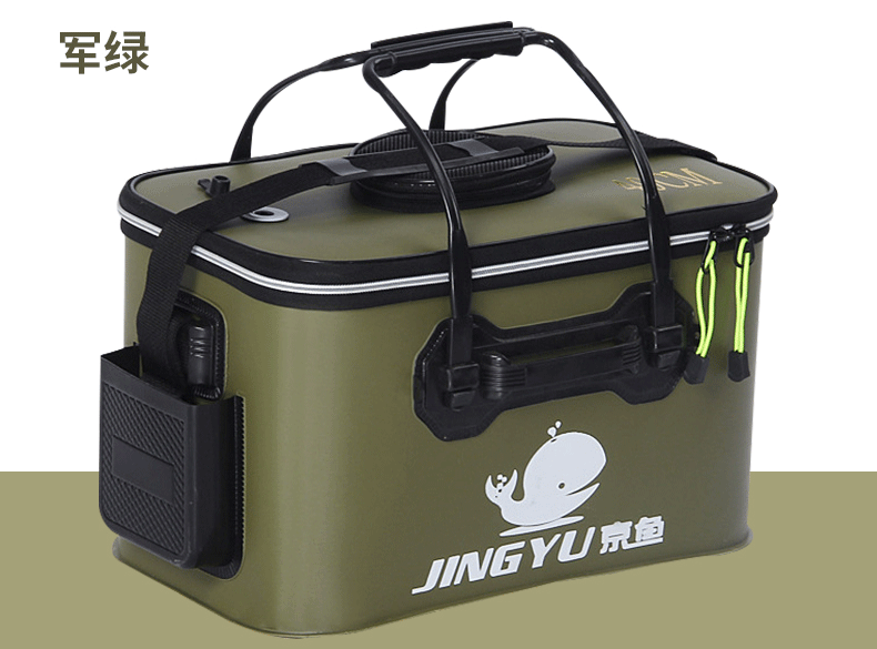 Factory Wholesale Eva Folding Thickening Fishing Bucket Fish Bucket Multi-Functional Fishing Box Fishing Gear Special Offer Live Fish Bucket