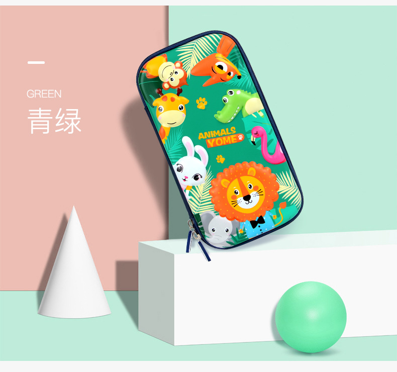 Yome Stationery Box Pupils' Pencil Case Cartoon Lead Eva Children's Pencil Case Modeling Creative Student Stationery Storage Bag