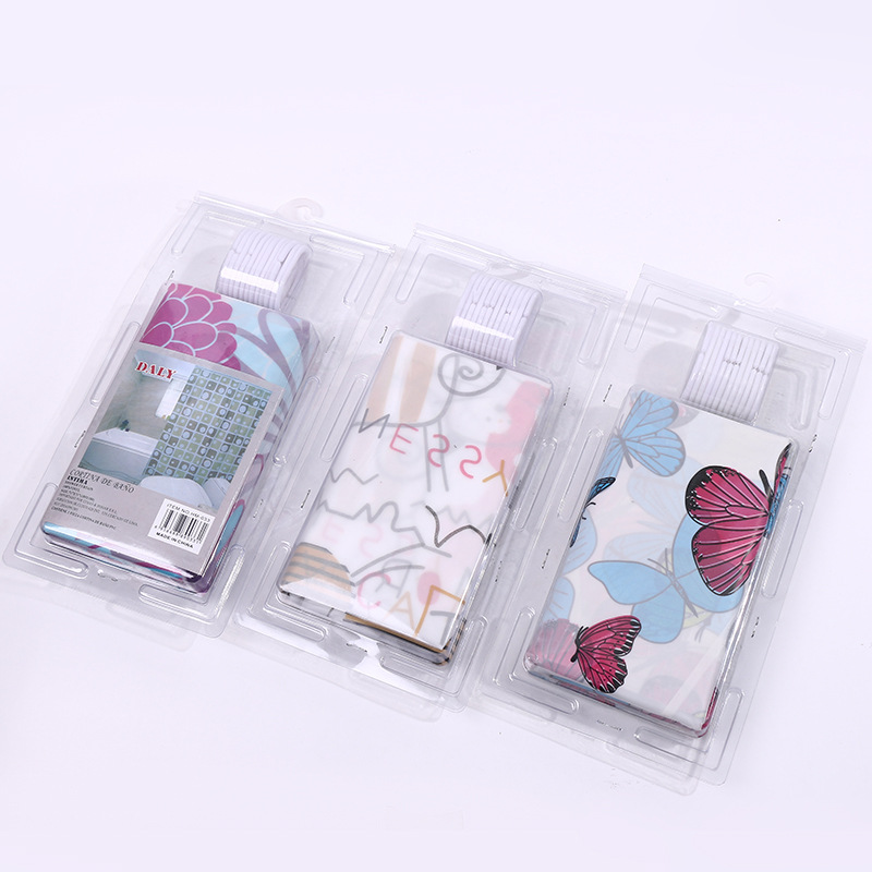 The household PEVA new box shower curtain waterproof, anti-mildew, multi-color, high quality bathroom shower curtain. The household PEVA new box shower curtain waterproof, anti-mildew, multi-color, high quality bathroom shower curtain.