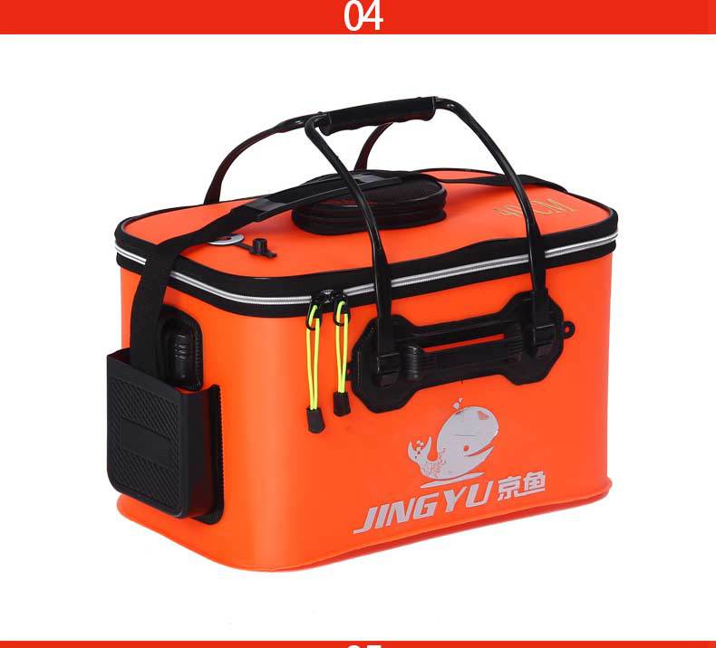 Factory Special Offer Folding Eva Fishing Bucket Fish Bucket Thickened Multi-Functional New Live Fish Bucket Fish Box Fish Bucket