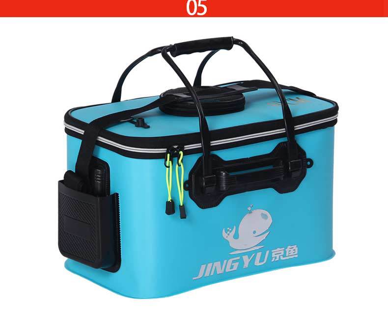 Factory Special Offer Folding Eva Fishing Bucket Fish Bucket Thickened Multi-Functional New Live Fish Bucket Fish Box Fish Bucket