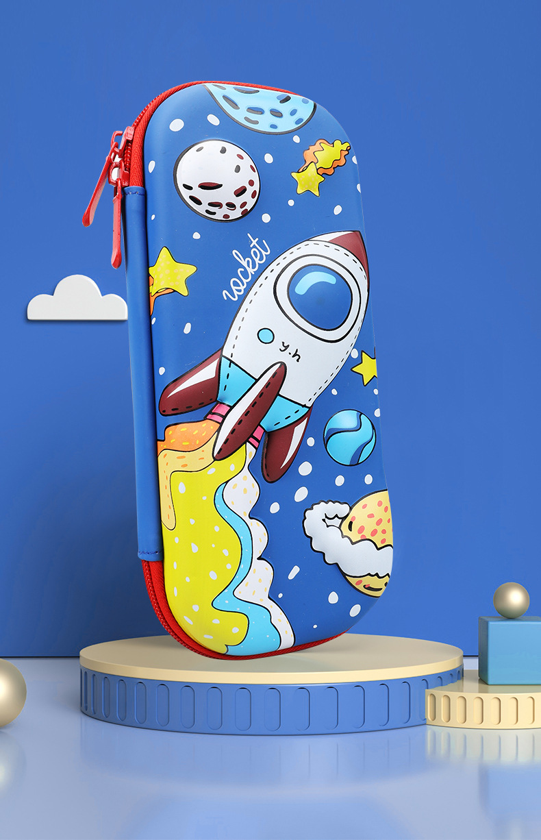 Foreign Trade Wholesale Cartoon Children Boy Pu Zipper Stationery Box Eva Pencil Box Elementary School Pencil Case Foreign Trade Wholesale Cartoon Children Boy Pu Zipper Stationery Box Eva Pencil Box Elementary School Pencil Case