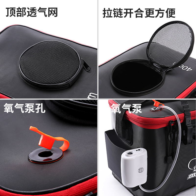 Fishing Bucket Eva Thickened MultiFunction Live Fish Box Collapsible Bucket Fish Basket Bucket Fish Box Special Offer