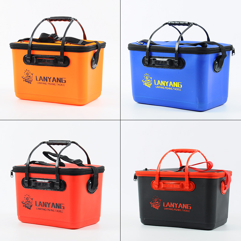 Yujia Integrated Eva Live Fish Bucket Folding Fishing Bucket Fishing Bucket Outdoor Fishing Box Fishing Gear Wholesale