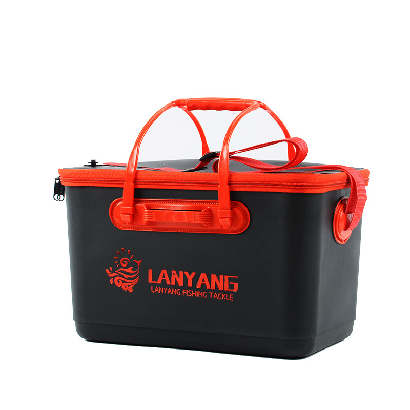 Yujia Integrated Eva Live Fish Bucket Folding Fishing Bucket Fishing Bucket Outdoor Fishing Box Fishing Gear Wholesale