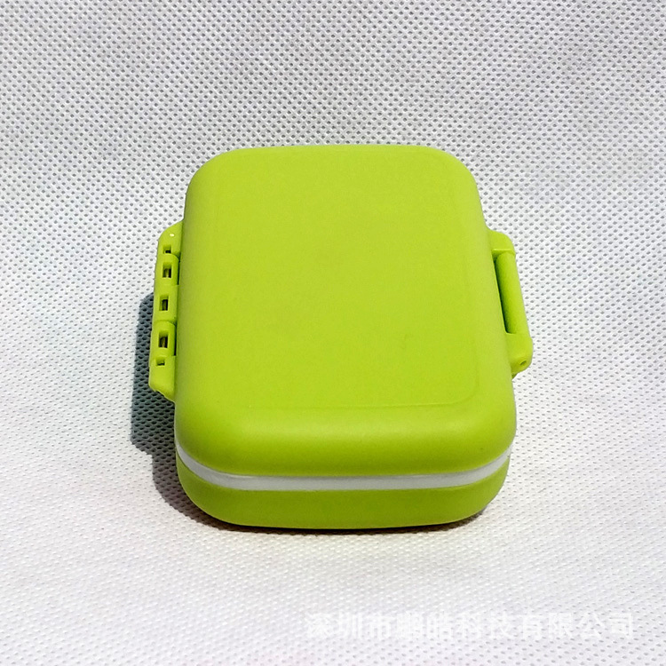Baby's Milk Teeth Box Green Pp Plastic Box with Eva Ring Lining Teeth Storage Collection House Children's Adult Ceremony Baby's Milk Teeth Box Green Pp Plastic Box with Eva Ring Lining Teeth Storage Collection House Children's Adult Ceremony