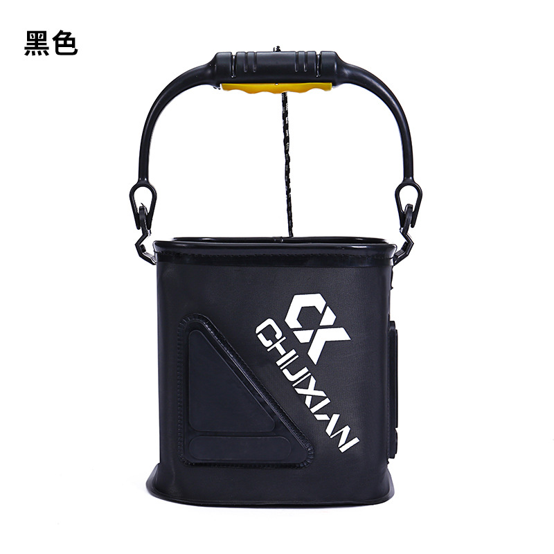 Bucket With Rope Eva Thickened Fish Bucket Foldable Put Fish Live Fish Box Small Fishing Bucket Fish Bucket Fishing Gear