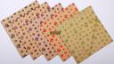 Flower pattern of wrapping paper wrapping paper kraft paper feet