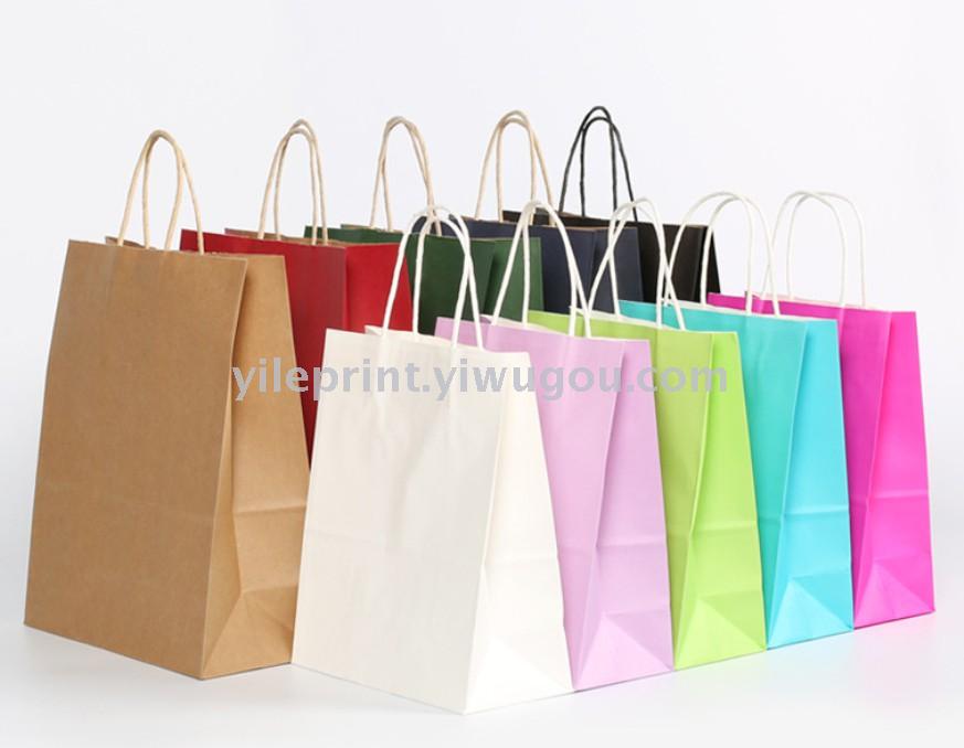Spot sales of 120 ~ 130 g kraft paper bags, clothing bags, gift bags