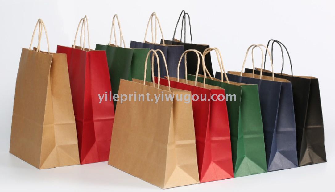 Spot sales of 120 ~ 130 g kraft paper bags, clothing bags, gift bags