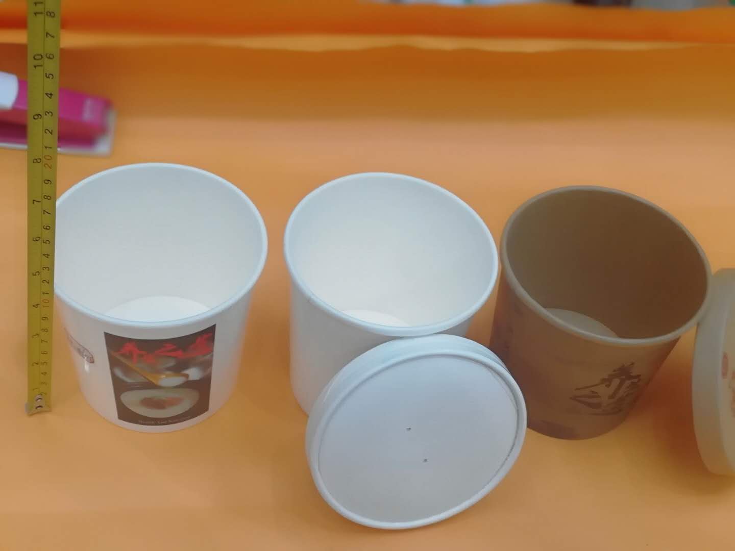 Disposable Kraft Paper 26Oz Soup Bucket Caliber Complete Size, Can Be Customized Logo Disposable Kraft Paper 26Oz Soup Bucket Caliber Complete Size, Can Be Customized Logo