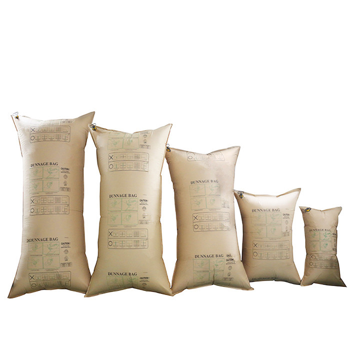 More Sizes Kraft Paper Inflatable Bag Shockproof Air Bag Bubble Bag Container Inflatable Bag 1000 * 2000mm