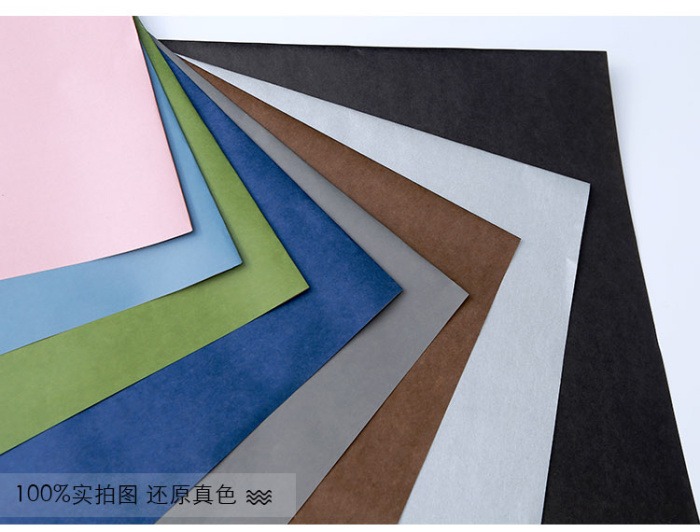 New Korean-Style Two-Color Kraft Paper Fresh and Colorful Flowers Packaging Material Paper High Quality Hand Feeling New Korean-Style Two-Color Kraft Paper Fresh and Colorful Flowers Packaging Material Paper High Quality Hand Feeling