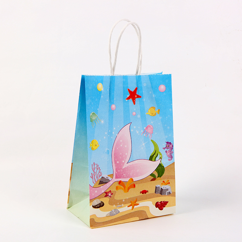 Kraft Paper Party Marine Series Gift Packaging Bag Wholesale Kraft Paper Party Marine Series Gift Packaging Bag Wholesale