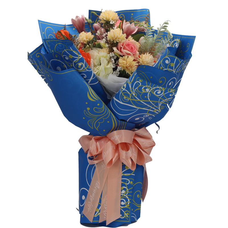 Shun the qing lang green kraft paper 50% waterproof flower wrapping paper bouquet wrapping paper flower shop gift shop material