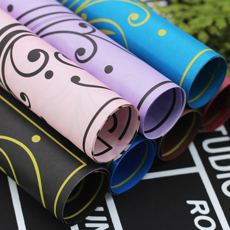 Shun the qing lang green kraft paper 50% waterproof flower wrapping paper bouquet wrapping paper flower shop gift shop material