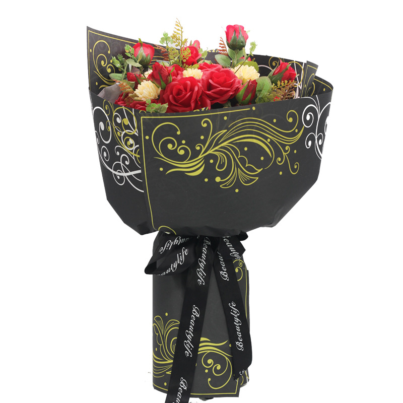 Shun the qing lang green kraft paper 50% waterproof flower wrapping paper bouquet wrapping paper flower shop gift shop material