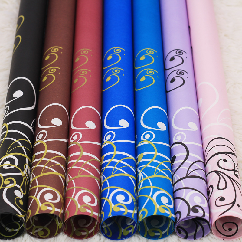 Shun the qing lang green kraft paper 50% waterproof flower wrapping paper bouquet wrapping paper flower shop gift shop material Shun the qing lang green kraft paper 50% waterproof flower wrapping paper bouquet wrapping paper flower shop gift shop material