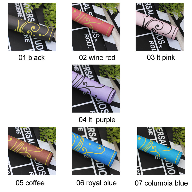 Shun the qing lang green kraft paper 50% waterproof flower wrapping paper bouquet wrapping paper flower shop gift shop material Shun the qing lang green kraft paper 50% waterproof flower wrapping paper bouquet wrapping paper flower shop gift shop material