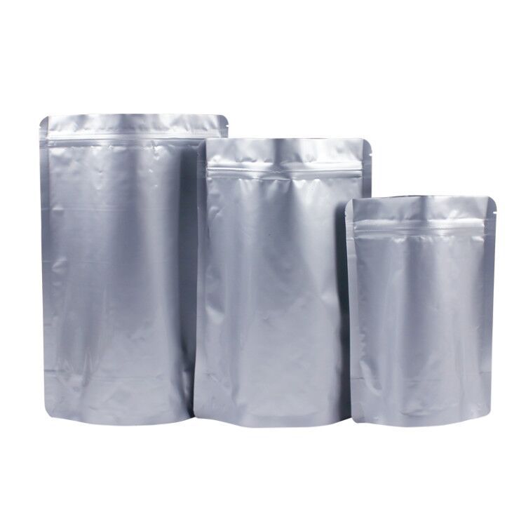 Spot Tea Aluminum Foil Bag Food Packaging Bag Self-Supporting Zipper Bag Aluminum Foil Ziplock Bag Medlar Packaging Bag Wholesale