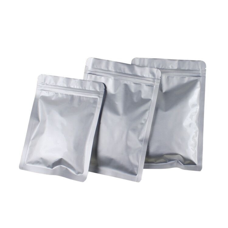 Tea Aluminium Foil Bag Ziplock Bag Flat Bottom Aluminum Foil Bag Nut Food Packaging Bag Envelope Bag Factory Wholesale