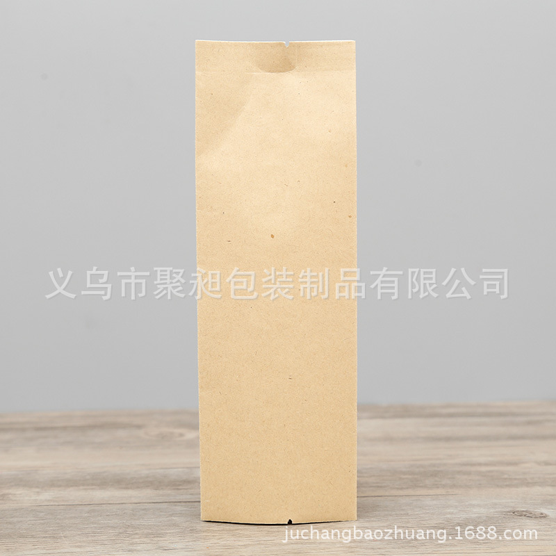 In Stock Wholesale Bellows Pocket Fan-Shaped Window Kraft Paper Bag Grocery Bag Packing Bag Seal Vacuum Bag Aluminum Foil Bag