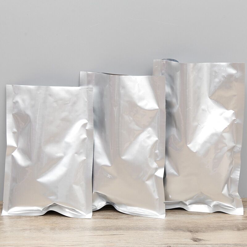 Aluminum Foil Bag Three-Side Seal Vacuum Bag Bags Grocery Bag Packing Bags Sealed Bag Spot Independent Packaging and Self-Sealed Bag