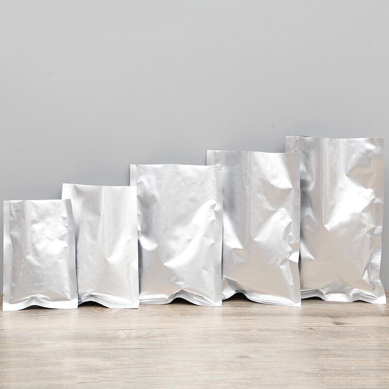 Aluminum Foil Bag Three-Side Seal Vacuum Bag Bags Grocery Bag Packing Bags Sealed Bag Spot Independent Packaging and Self-Sealed Bag