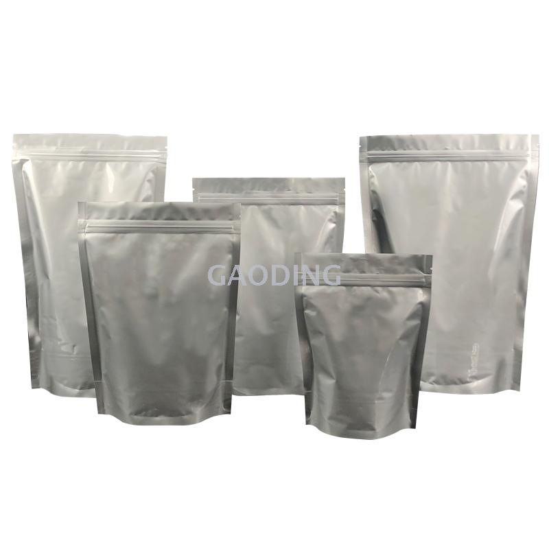 Spot Goods Tea Bag Aluminum Foil Bag Self-Supporting Zipper Bag Food Packaging Bag Tea Bag Self-Sealing Medlar Packaging Bag Wholesale