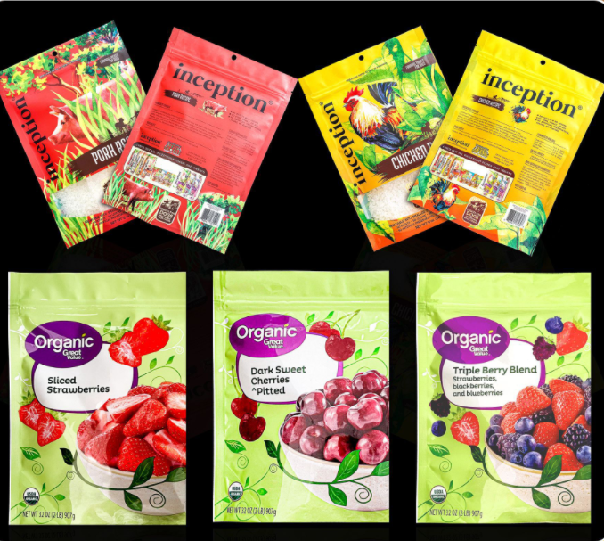 Factory Direct Supply Vacuum Zipper Food Aluminum Foil Bag Self-Sealing Composite Food Bags Snack Food Packaging Bag