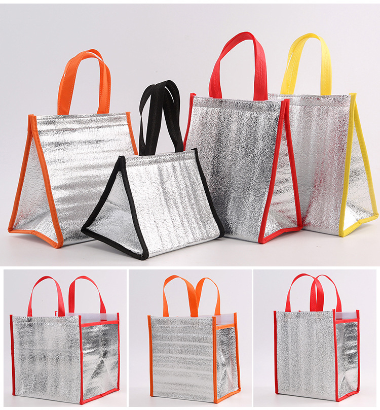 thermal insulation bag spot add high thick aluminum foil bag takeaway package heat insulation and cold preservation bag