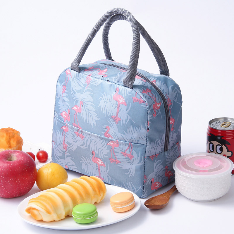 Japanese large portable lunch bag with rice portable lunch box with metal aluminum foil bag with ice bento bag
