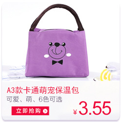 Japanese large portable lunch bag with rice portable lunch box with metal aluminum foil bag with ice bento bag