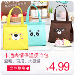 Japanese large portable lunch bag with rice portable lunch box with metal aluminum foil bag with ice bento bag
