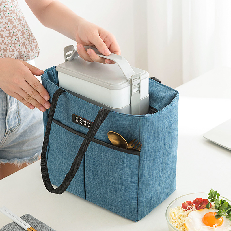 Aluminum foil bag thickened lunch box A tote rice bag with meals for large-capacity office workers