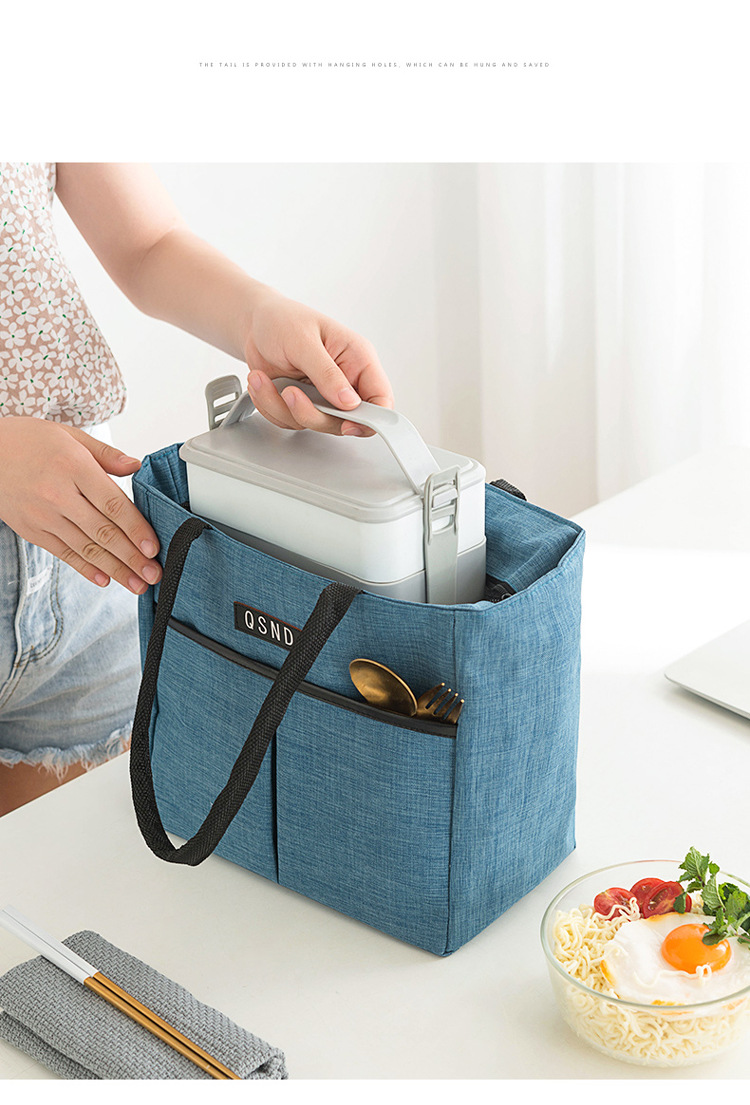 Aluminum foil bag thickened lunch box A tote rice bag with meals for large-capacity office workers Aluminum foil bag thickened lunch box A tote rice bag with meals for large-capacity office workers