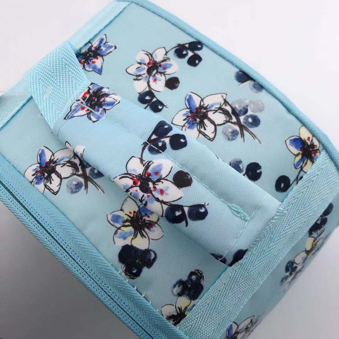 Factory Direct Sales Thermal Bag Bento Portable Aluminum Foil Bag with Rice Hand Bag Student Lunch Box Can Also Be Customized