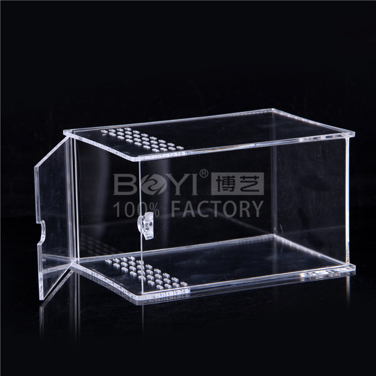 Customized processing plexiglass products transparent household crafts display box acrylic box pet box Customized processing plexiglass products transparent household crafts display box acrylic box pet box
