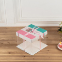 Transparent cake box, gift box, environmental PET box