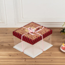 Transparent cake box, gift box, environmental PET box