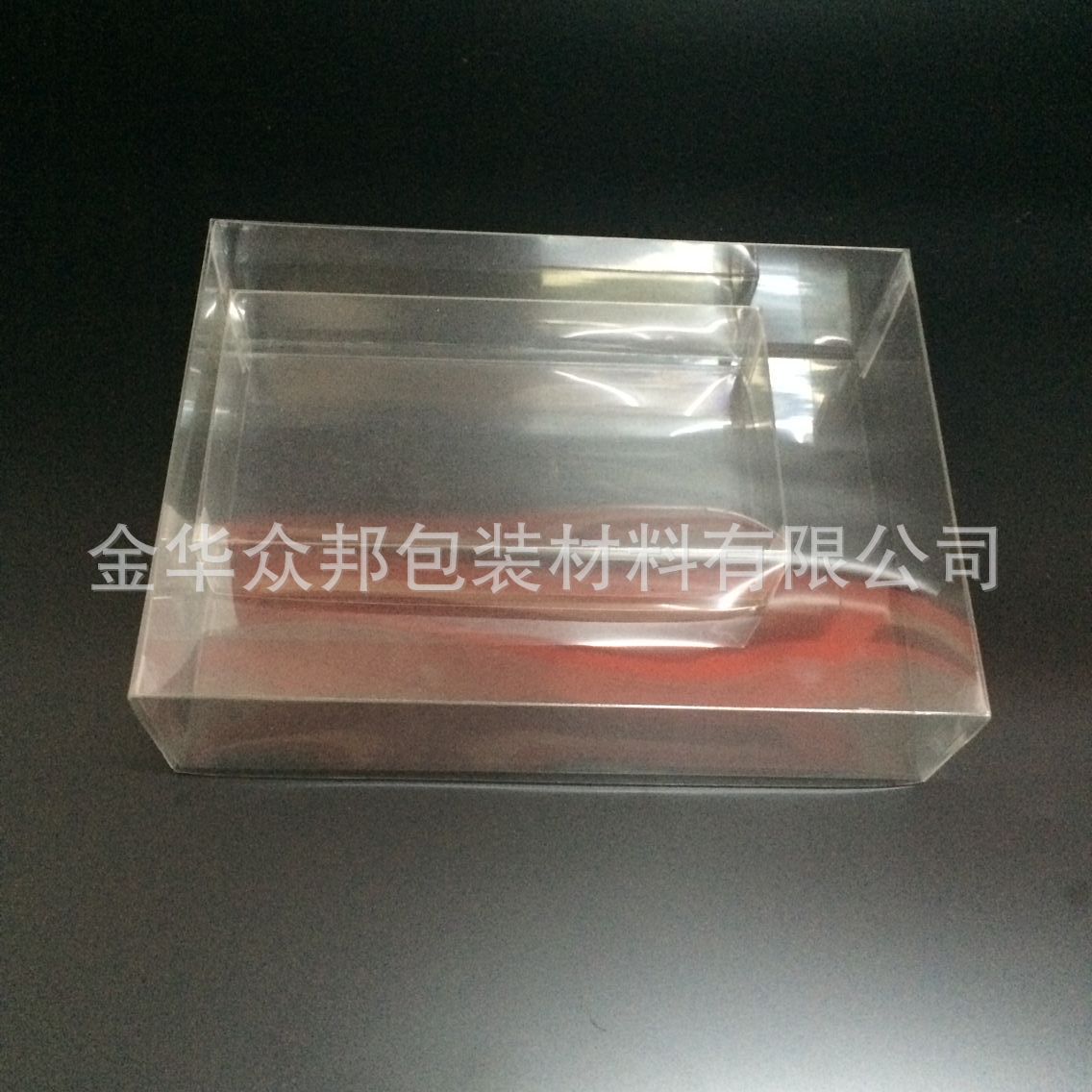 Tiandi cover transparent PET box top and bottom cover PET packaging box