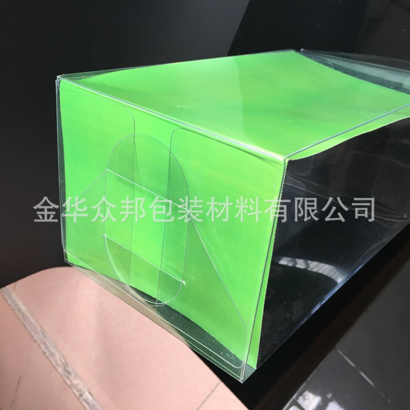 Transparent pet packaging box folding box cloth doll packaging box pet box custom