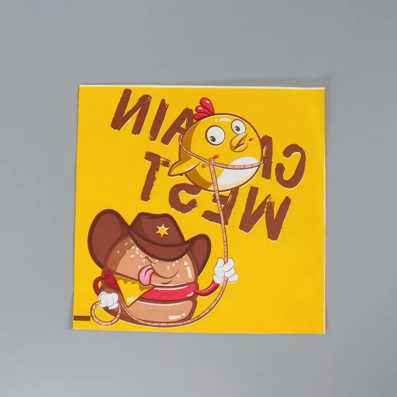Pancake fruit packaging bag triangle anti - oil paper bag bag bag snack food bag made to order.