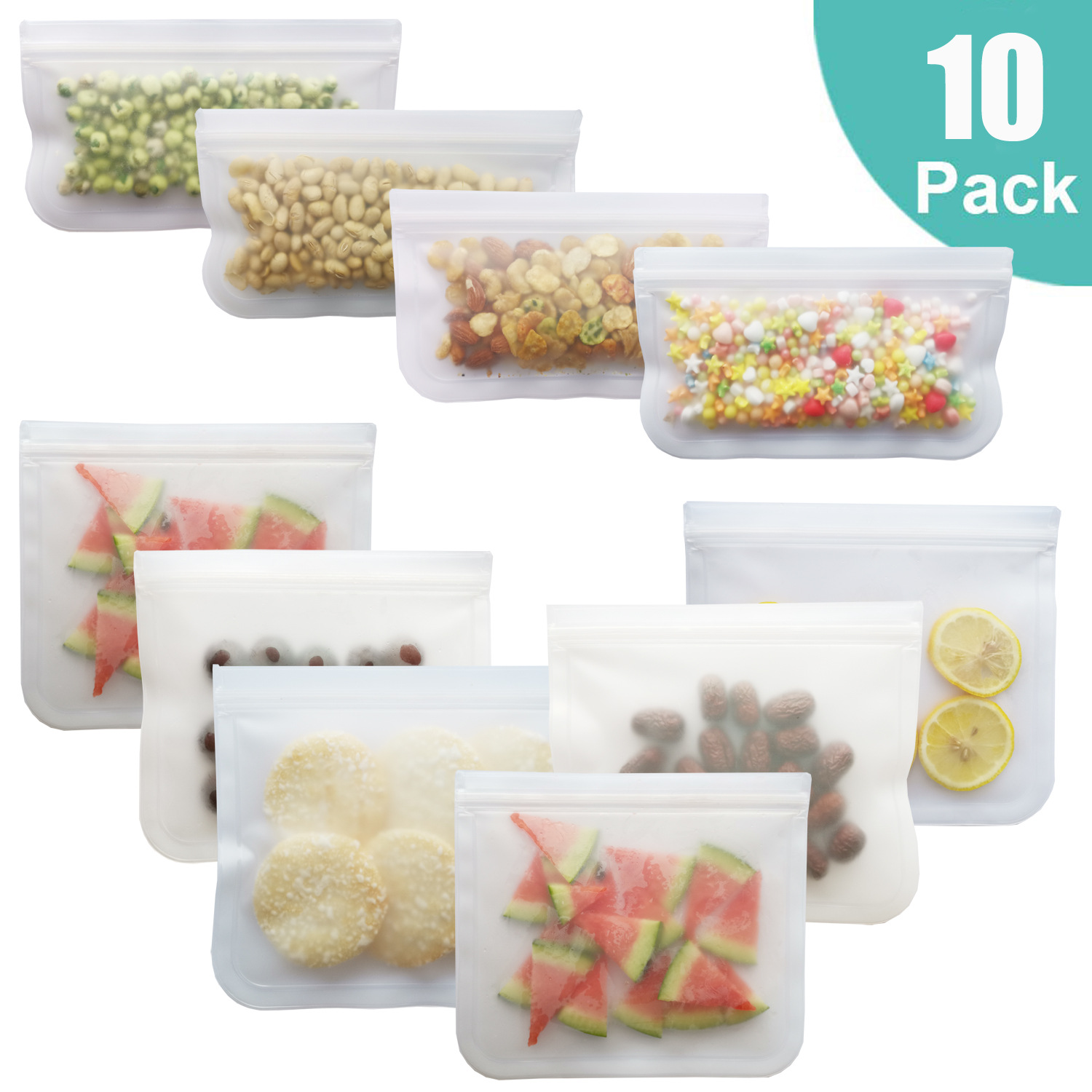 The Spot translucent frosted PEVA food plastic bag in refrigerator food storage plastic bag sealed the food bag