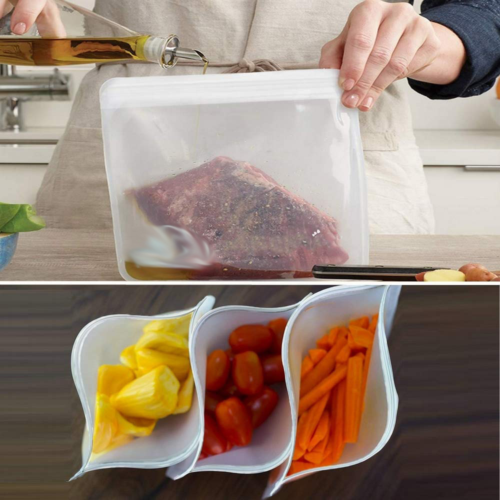 The Spot translucent frosted PEVA food plastic bag in refrigerator food storage plastic bag sealed the food bag