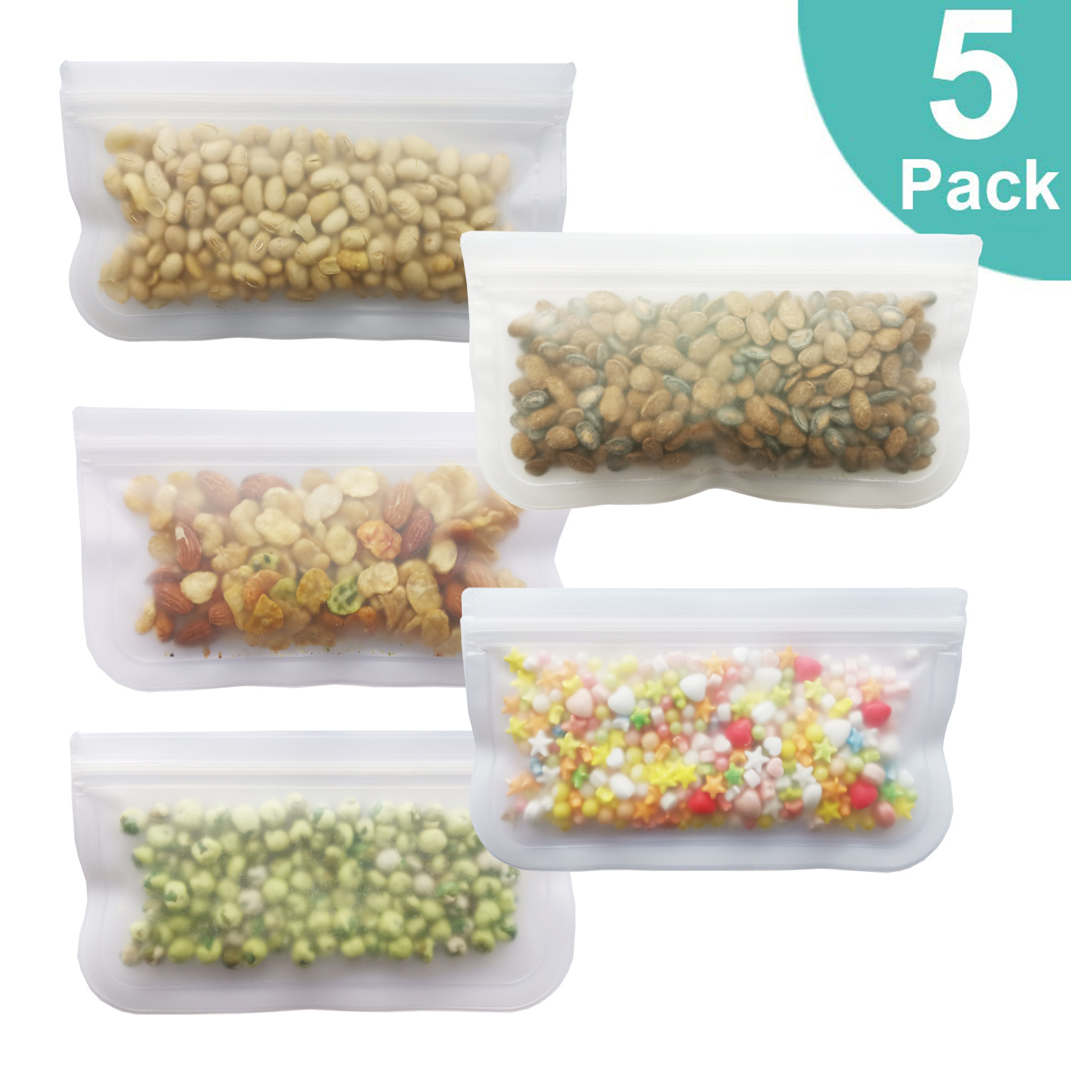 The Spot translucent frosted PEVA food plastic bag in refrigerator food storage plastic bag sealed the food bag